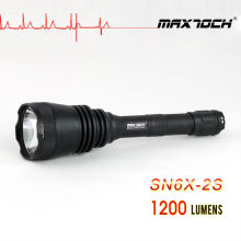 Maxtoch SN6X-2S Refletor Profundo Longo Tiro 1200LM XM-L2 CREE XML2 LED Lanterna Recarregável